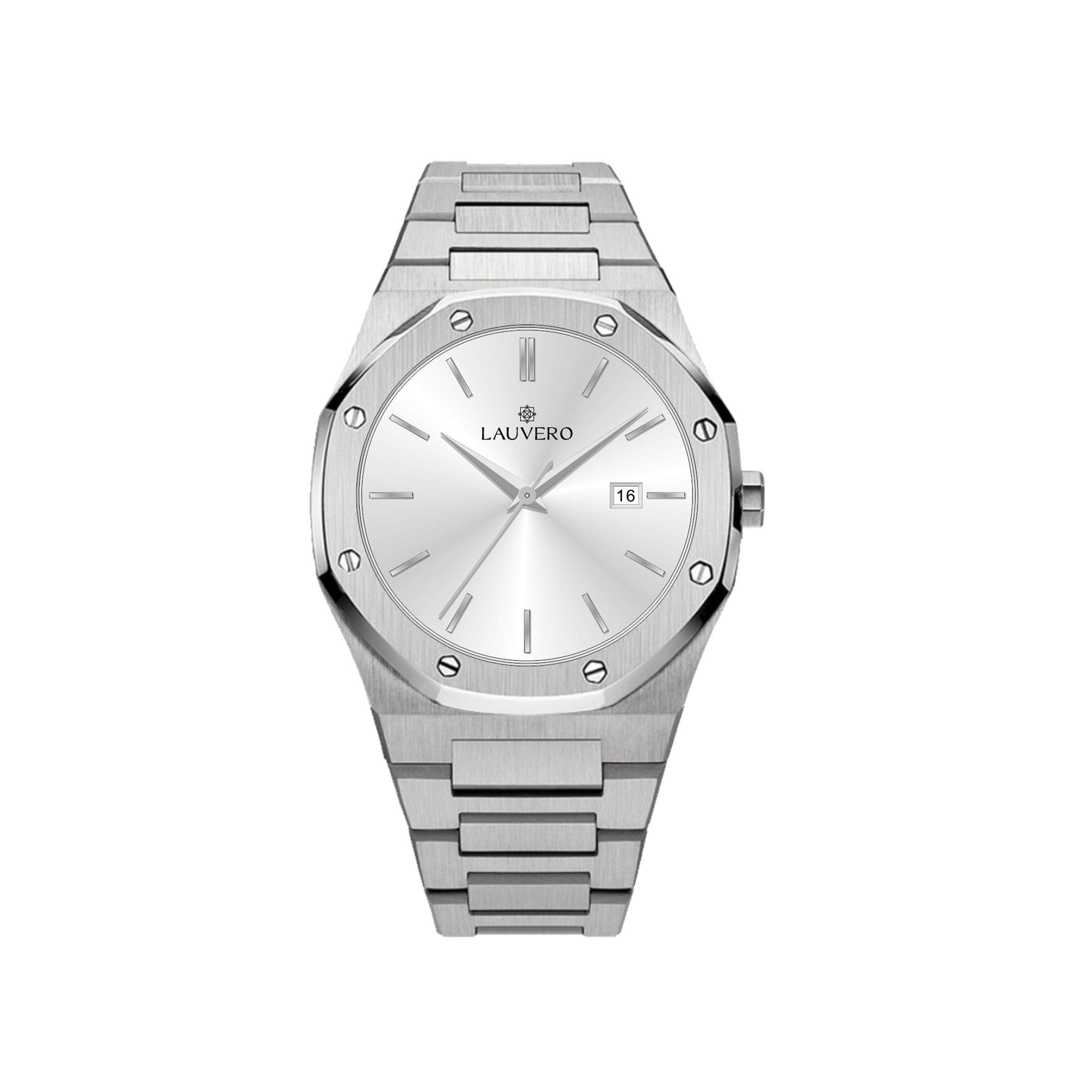 Eclipse Diamond Watch White Gold for Men