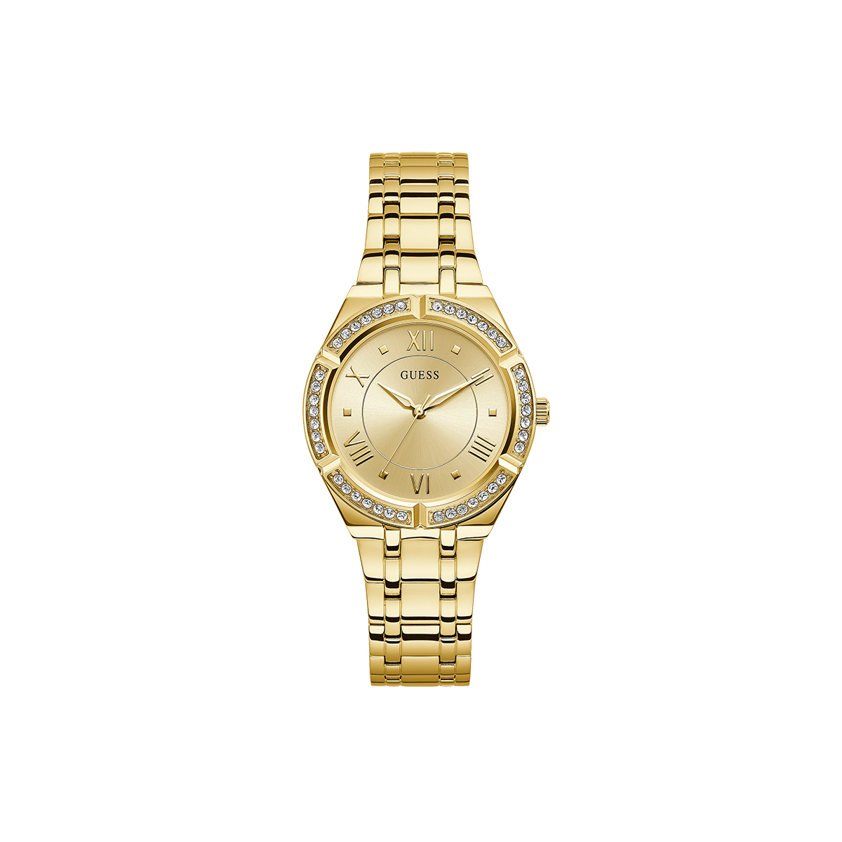 Guess Cosmo Yellow Gold Crystal Accent Women’s Watch