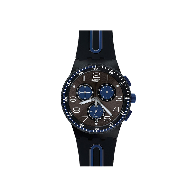 Swatch Chrono 42 Kaicco Automatic Stainless Steel Dress Watch