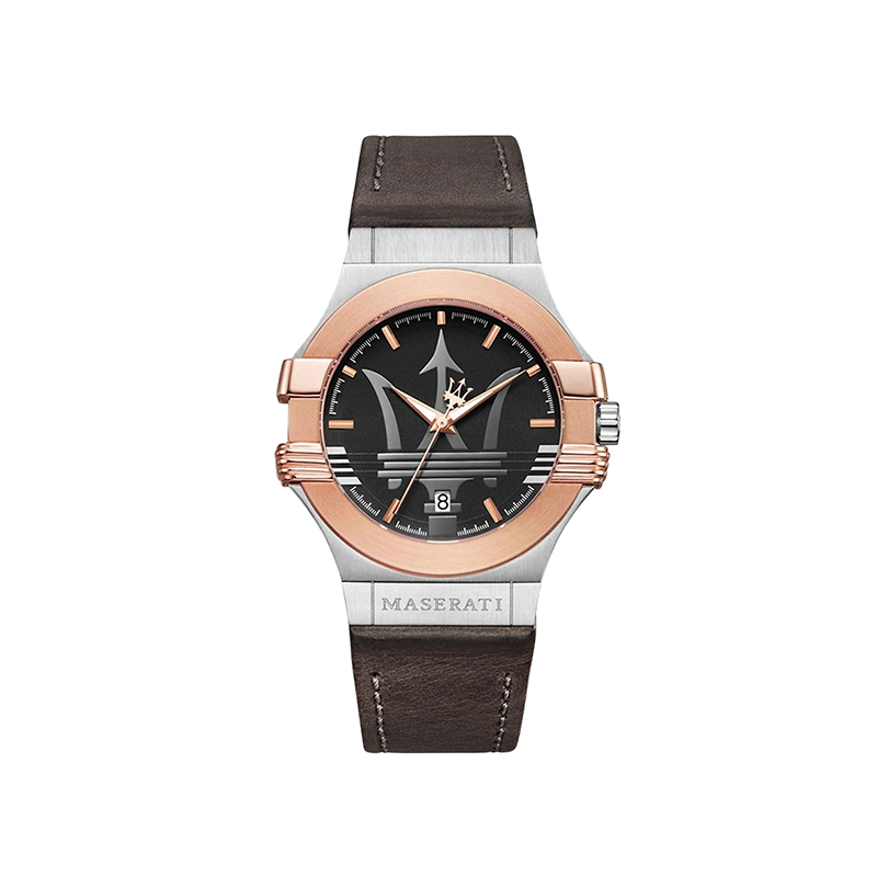 Maserati Potenza Noir Rose-Gold Men’s Watch
