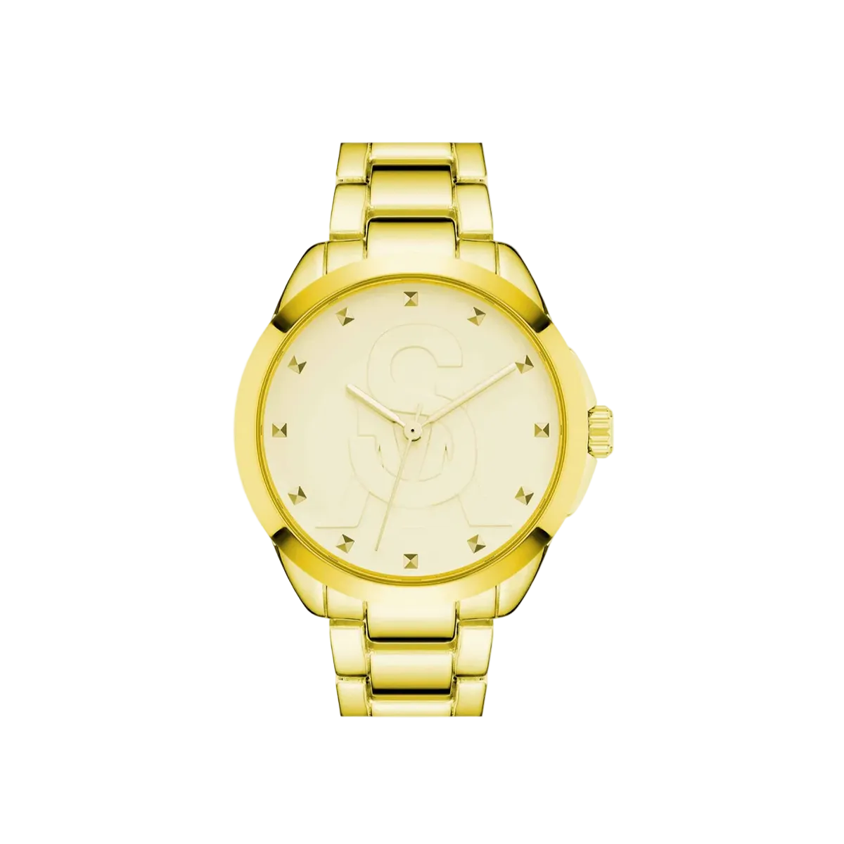Steve Madden Women’s Bracelet Watch  – Champagne Gold