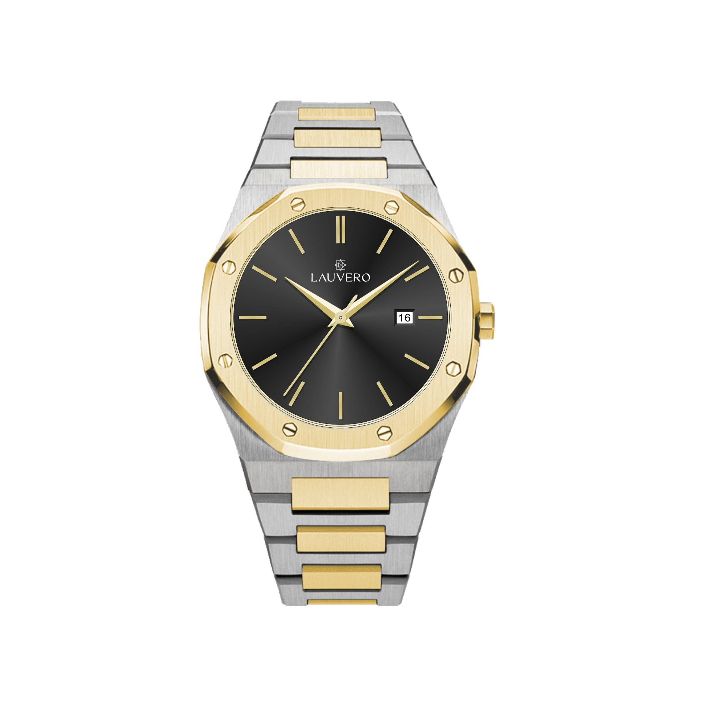 Eclipse Diamond Watch Yellow & White Gold for Men