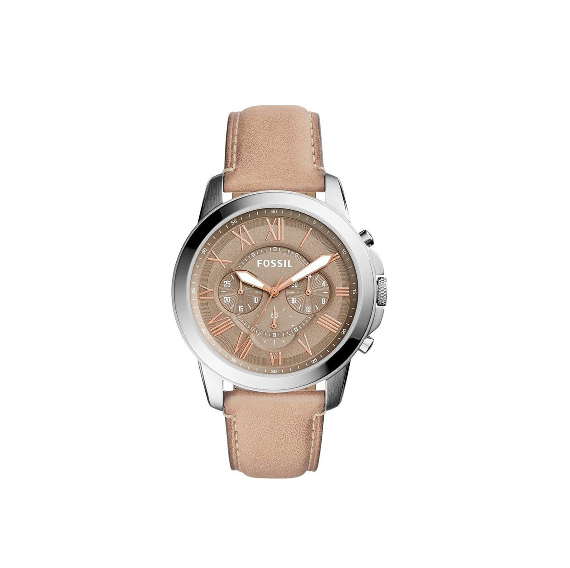 Fossil Heritage Chronograph Taupe Leather Edition