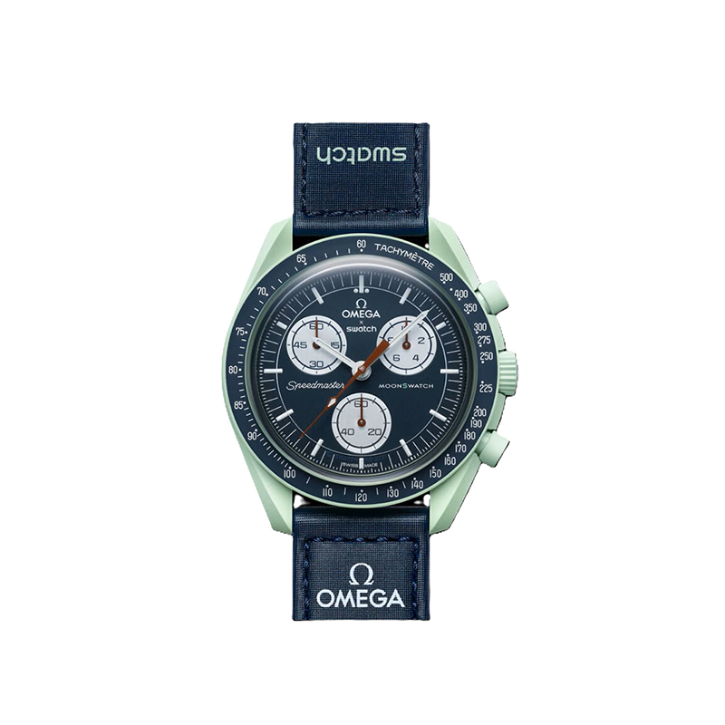 Swatch Moonswatch Mission on Earth – Speedmaster Blue & Green Edition