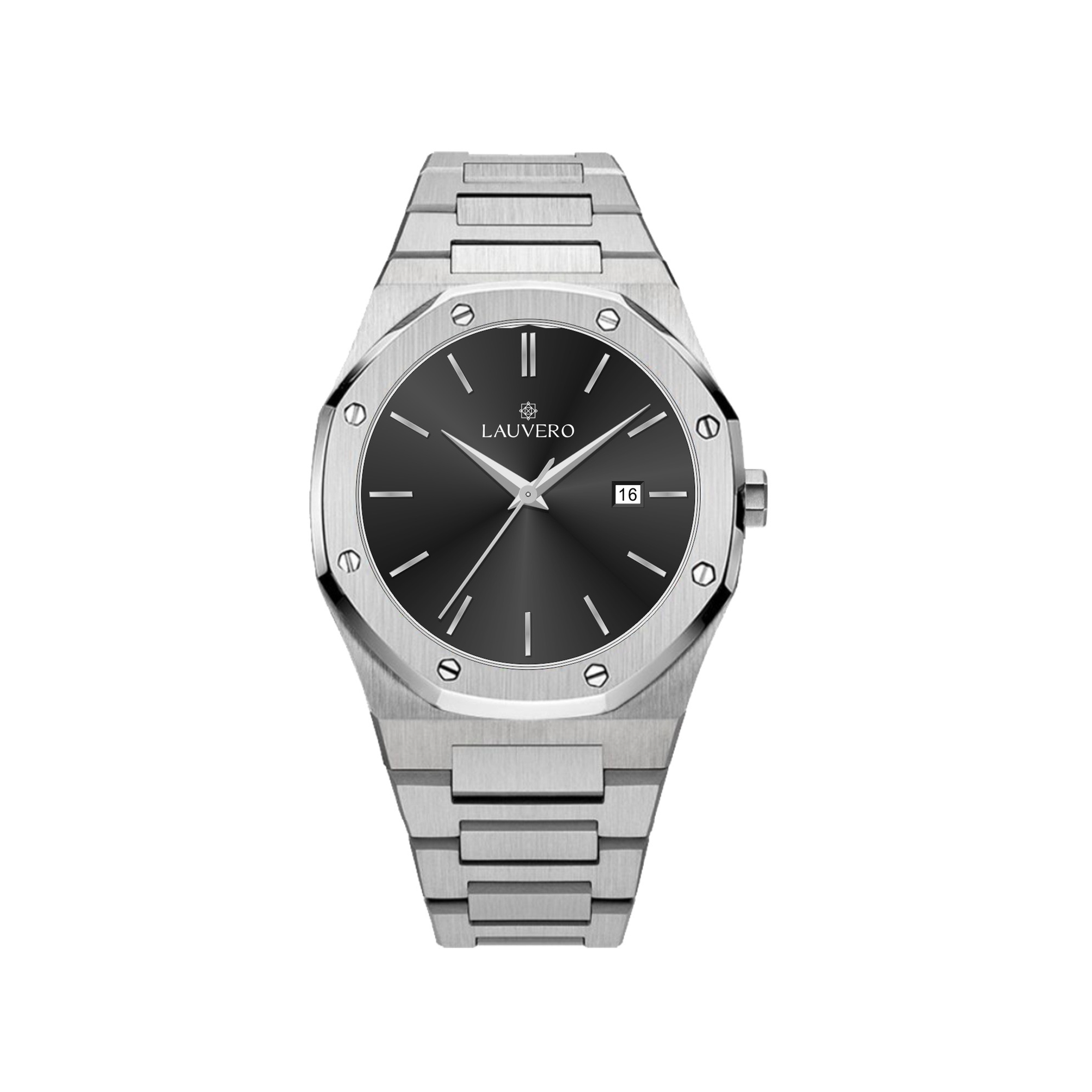 Eclipse Diamond Black Watch for Men