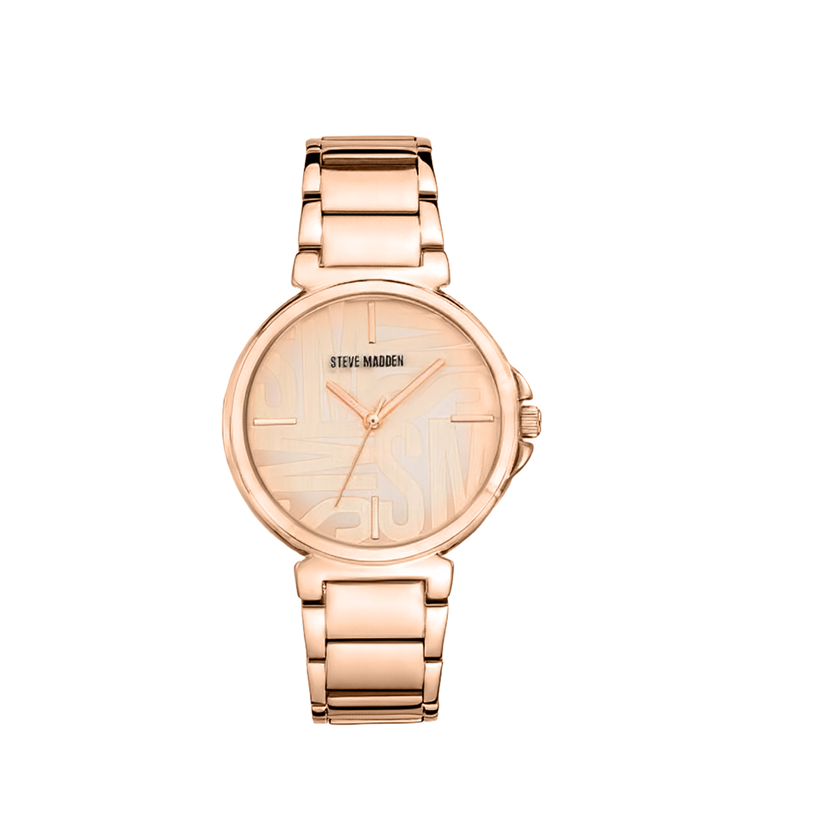 Steve Madden Women’s Rose Gold Bracelet Watch