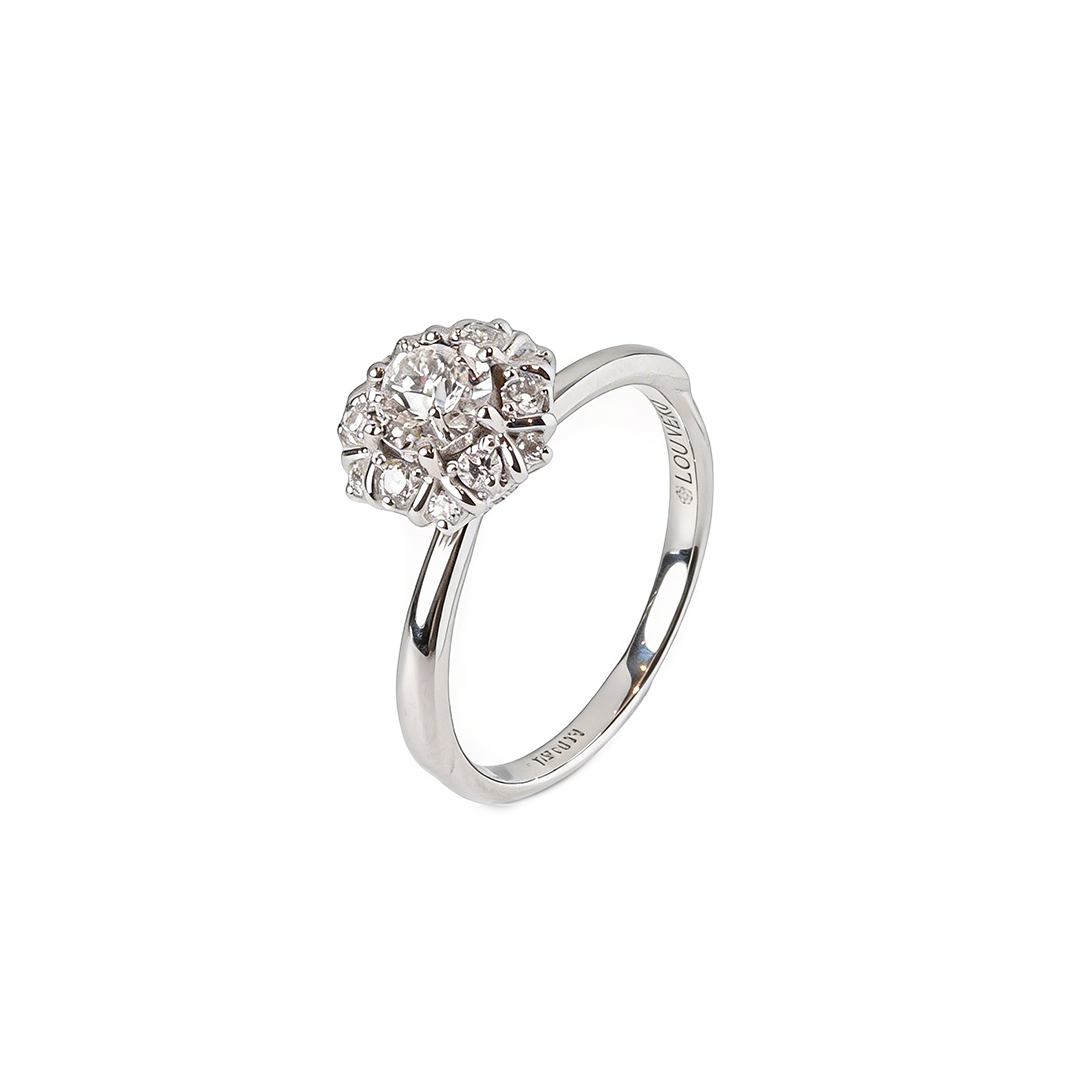 Celestial Cluster Bloom Diamond Ring