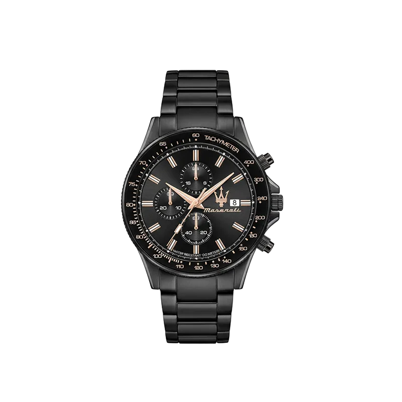 Maserati Sfida Black-White Chronograph Men’s Watch