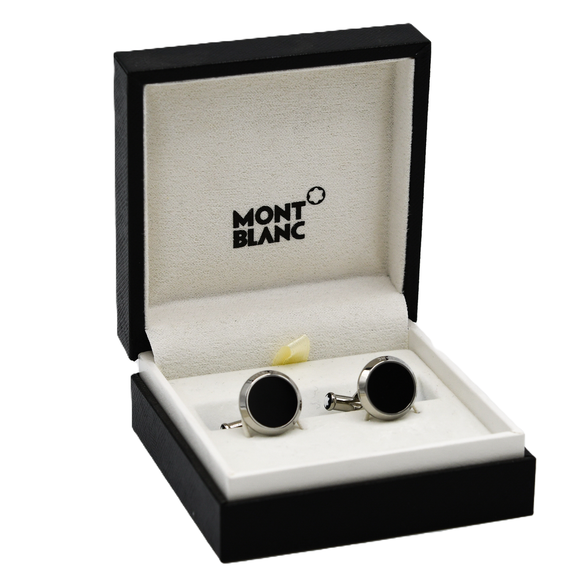 Silver Black Meisterstück Cufflink MB112896