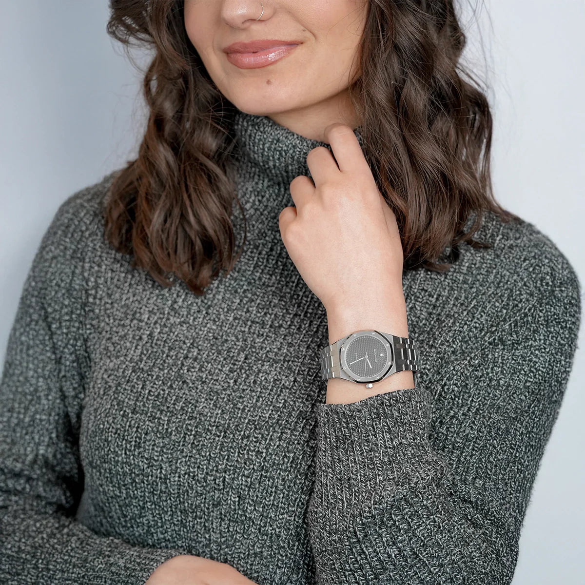 Eclipse Diamond Grey Ladies Watch