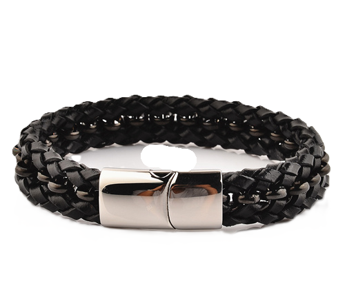 Valeria “DoubleWeave Luxe” Leather Bracelet
