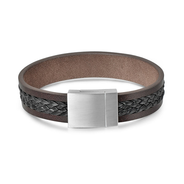 Valeria “UrbanBraided” Leather Bracelet