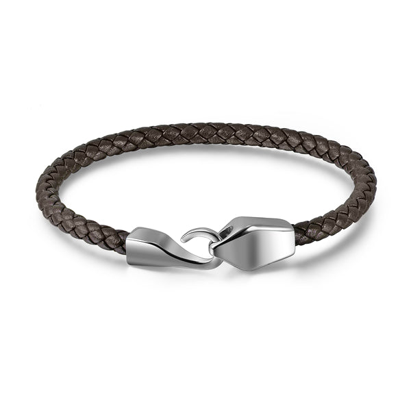 Valeria “ClassicBraid” Leather Bracelet