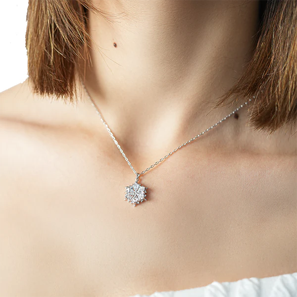 Crystal Prism Pendant Necklace