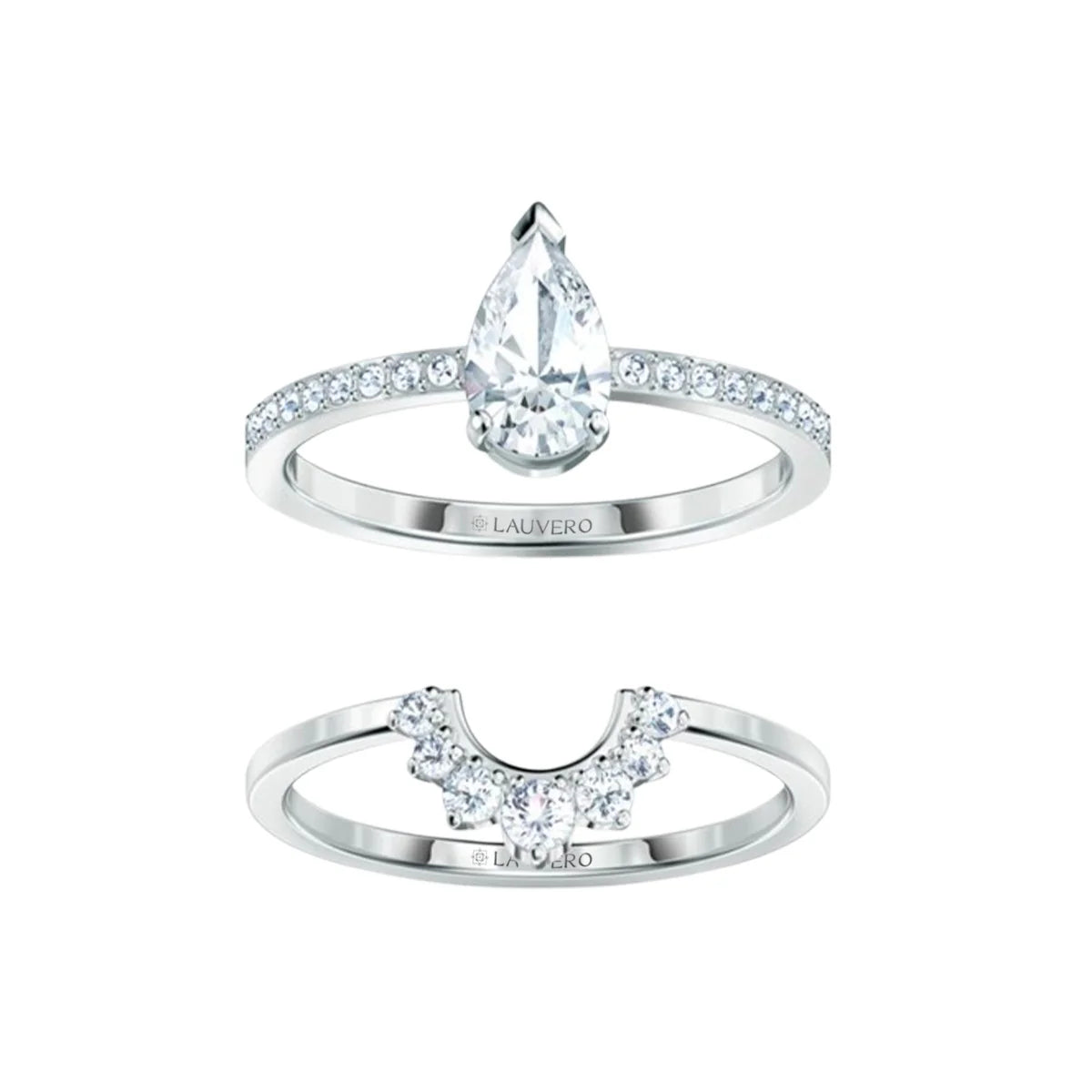 Frozen Elegance White Gold Ring