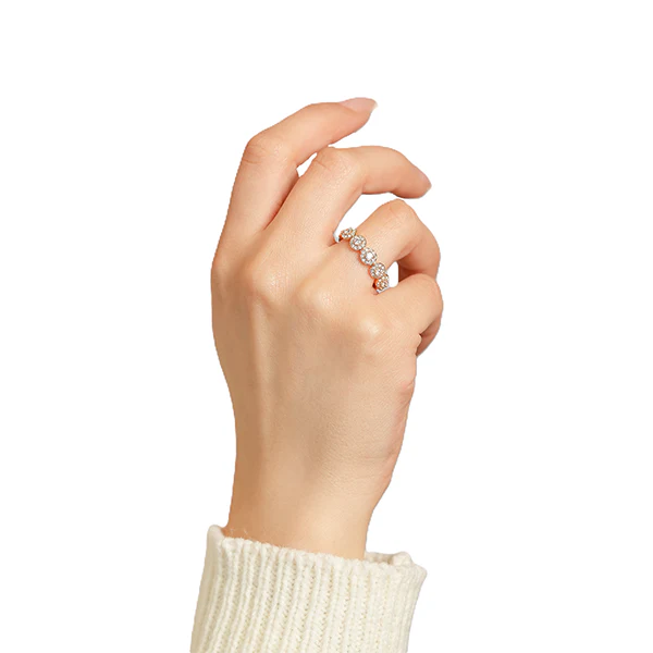 Stellar Reflection Swarovski Ring