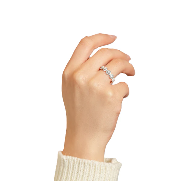 Stellar Reflection Swarovski Ring