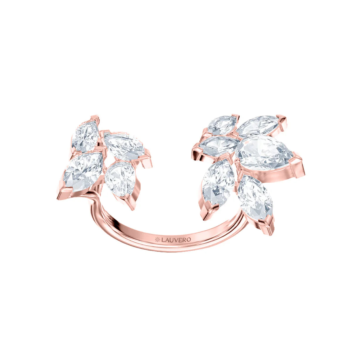 Frosted Lace Elegance Ring – Women