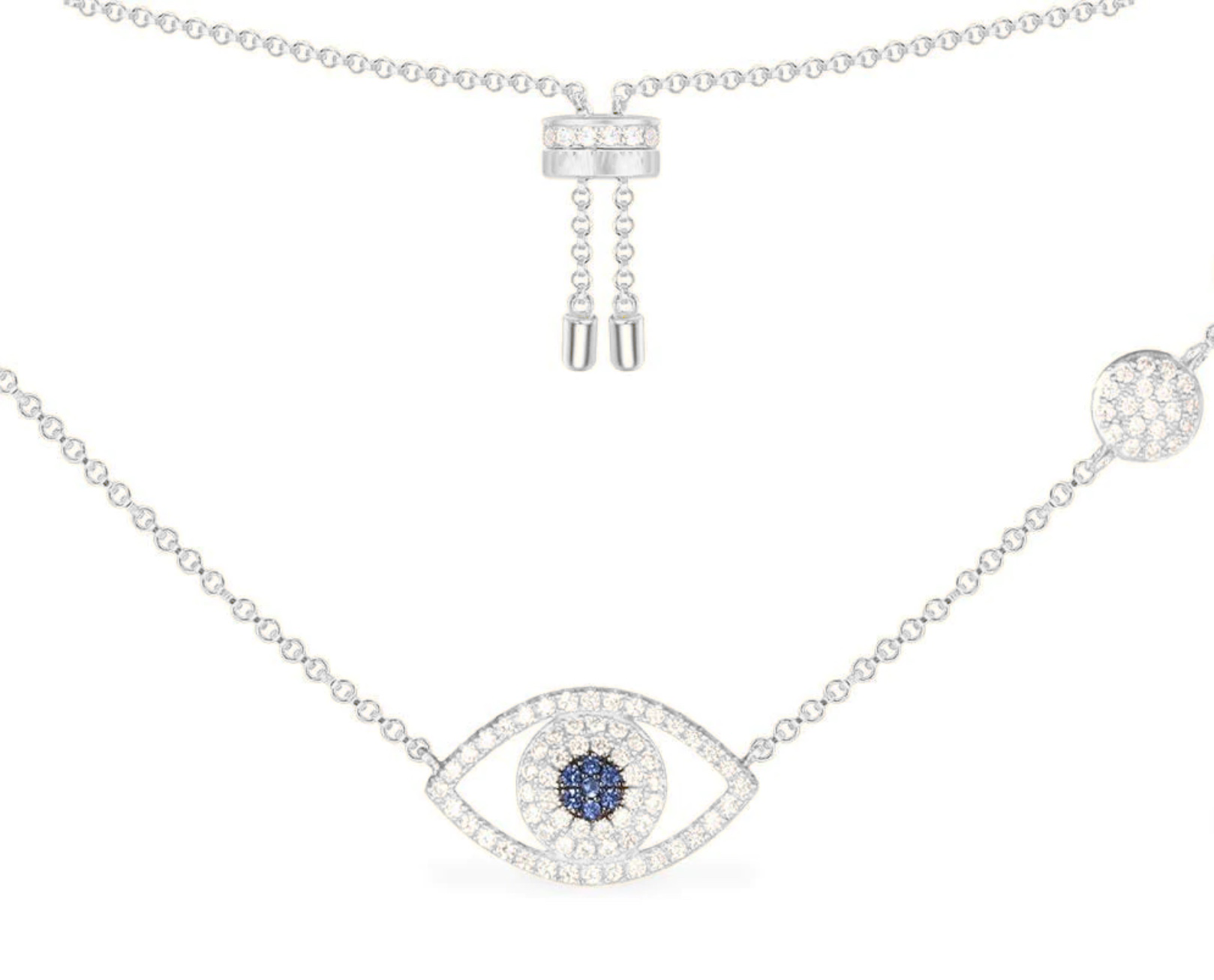 Lauvero Celestial Guardian Evil Eye Bracelet – Silver