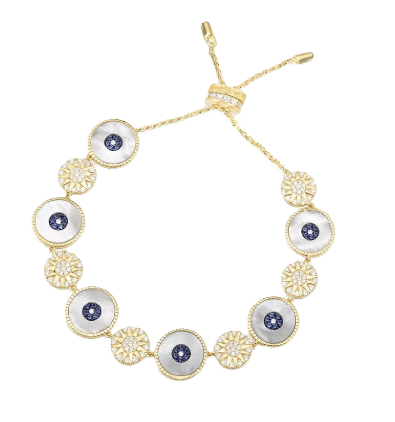 Lauvero Celestial Harmony Mother-of-Pearl & Sapphire Bracelet