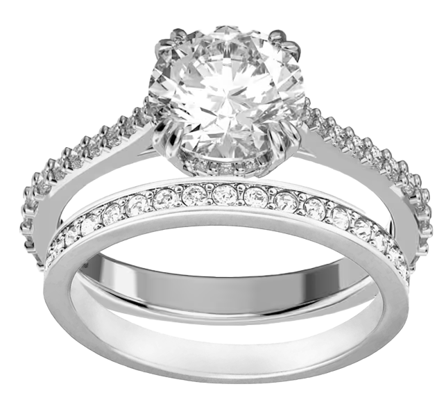 Lauvero Eternal Radiance Solitaire Bridal Set ring – Silver
