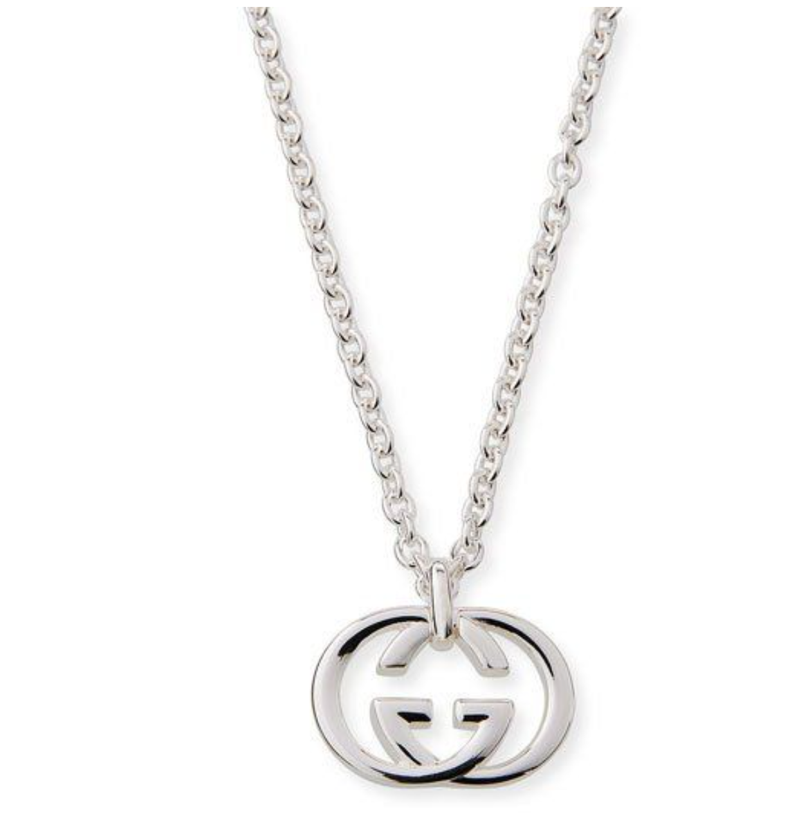 Gucci Men's Britt Interlocking GG Pendant Necklace