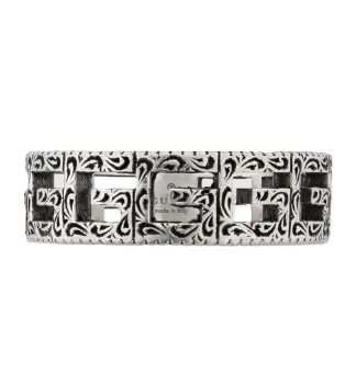 Gucci Silver Ring With Square G