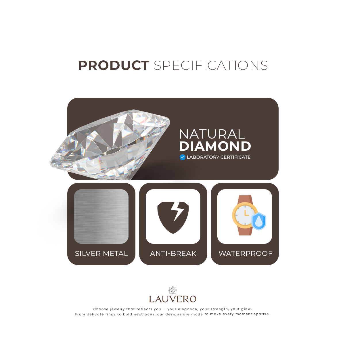 Eclipse Diamond Blue Couple Watch