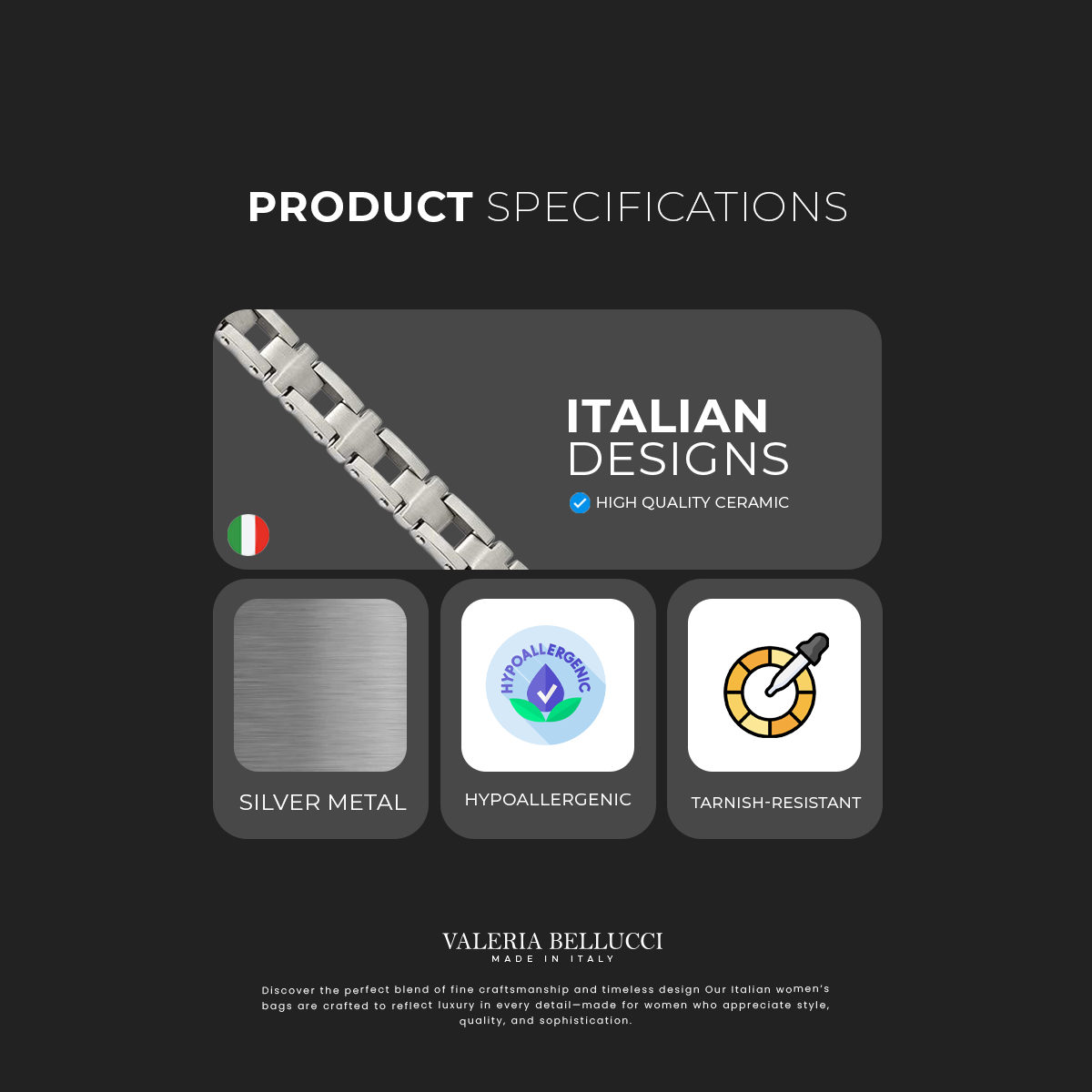 Blackguard Wrap Mens Silver Bracelets