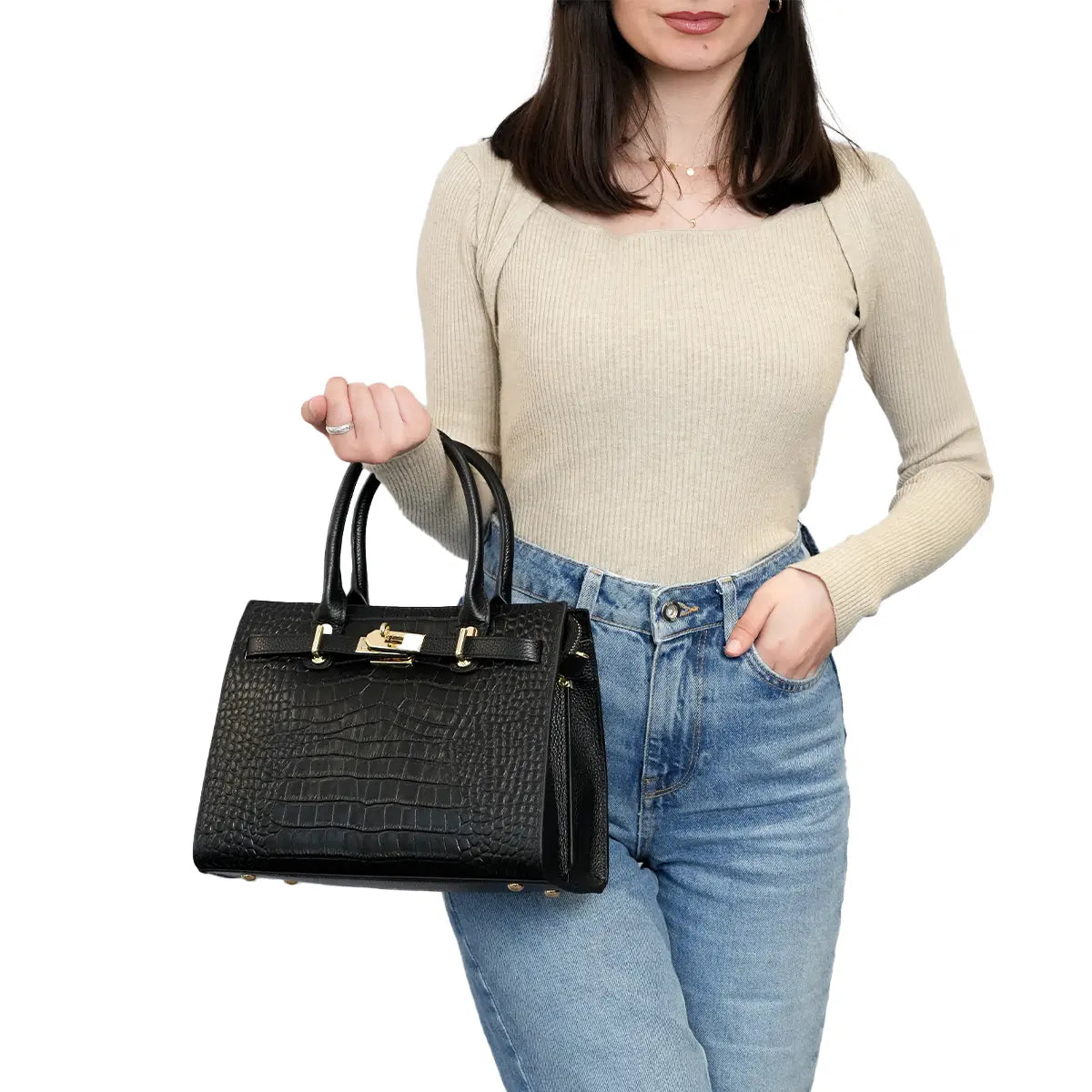 Luxe Leather Travel Bag