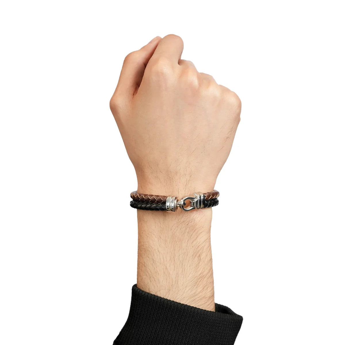 Monarch Coil Leather Bracelets