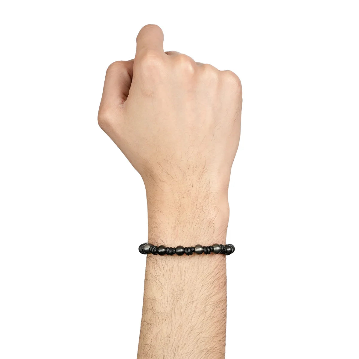 Raven Forge Men's Beaded Bracelet