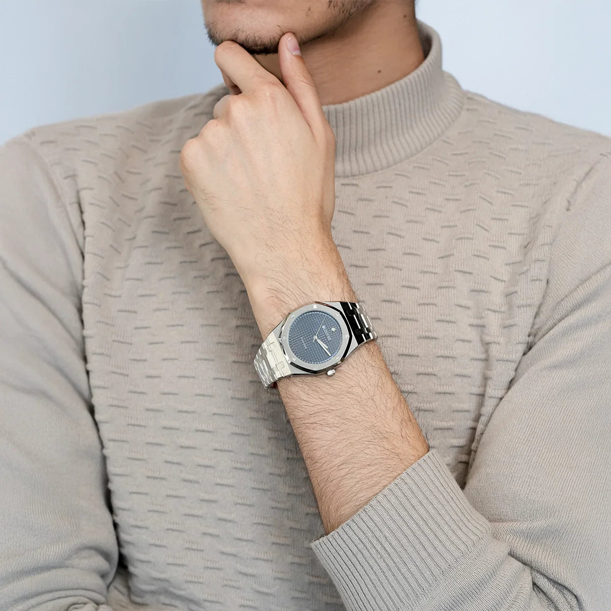 Eclipse Diamond Blue Couple Watch