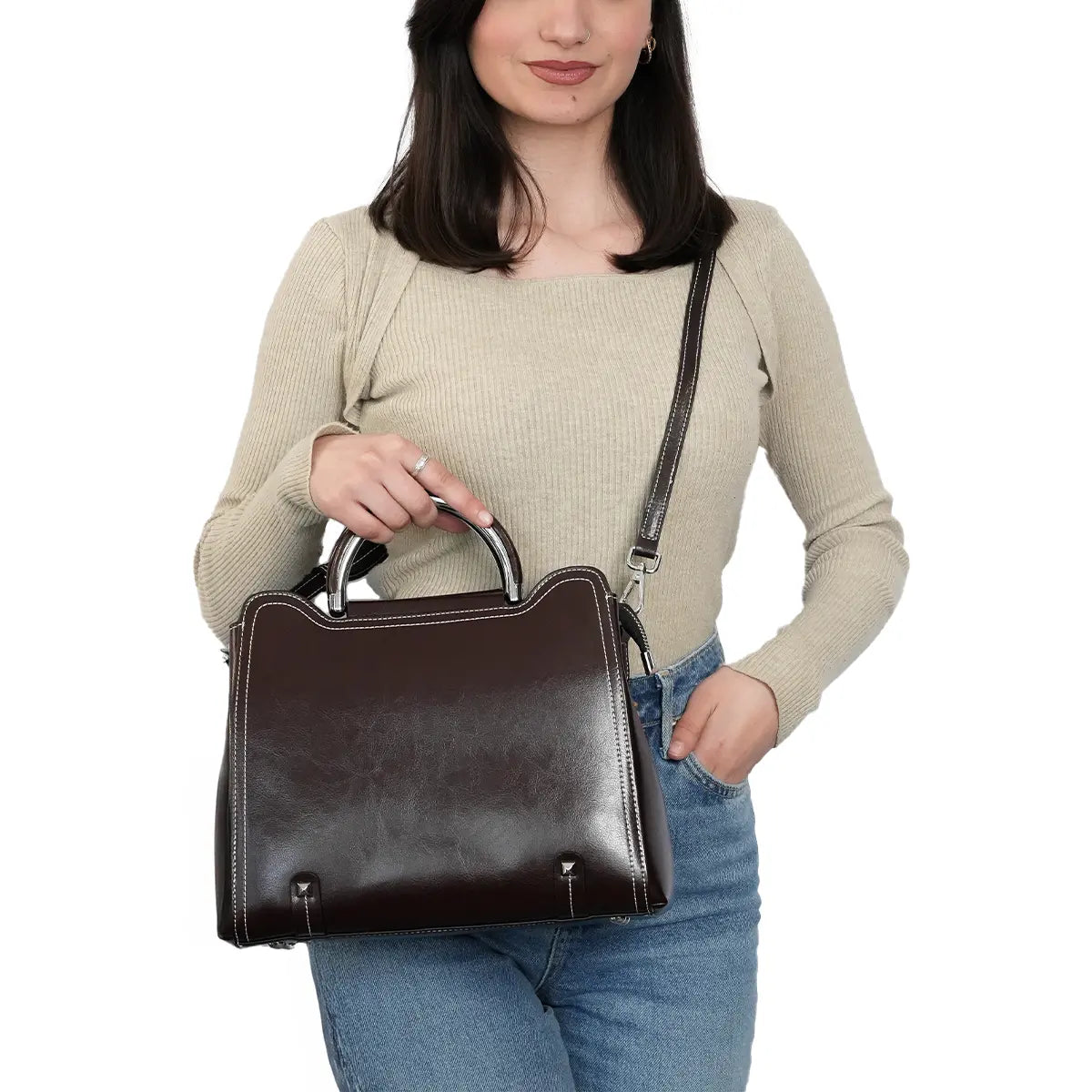 Bijoux Leather Bag For Women