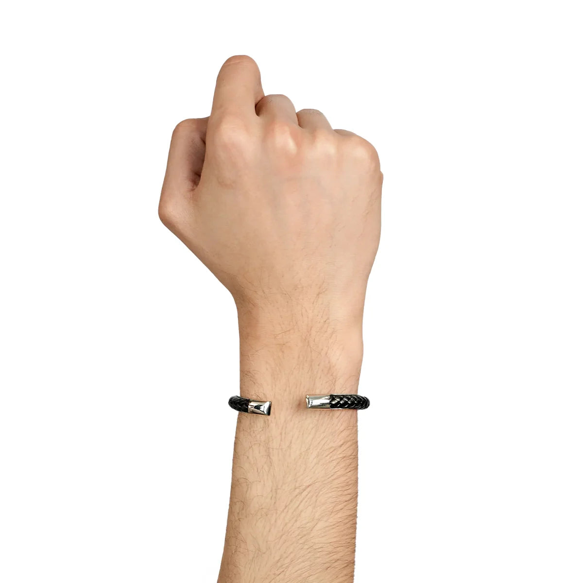 Noble Twist Leather Bracelet