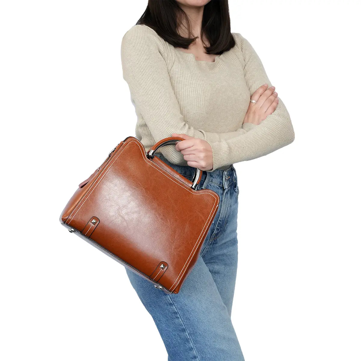 Bijoux Leather HandBag For Women