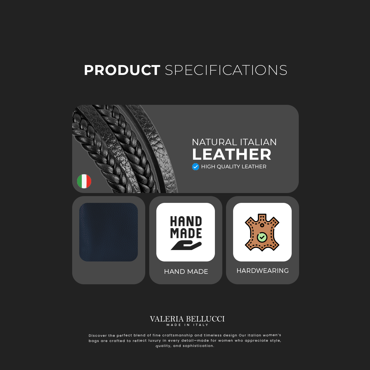 Granite Ridge Leather Bracelet