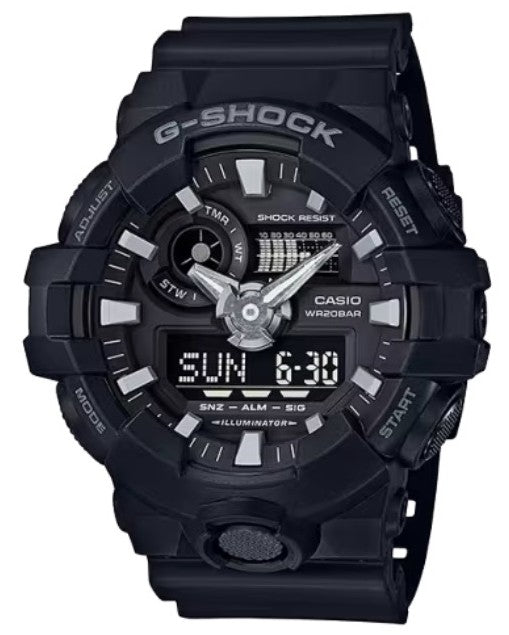 G-SHOCK Titan Force Analog-Digital Watch – Black Iron Edition