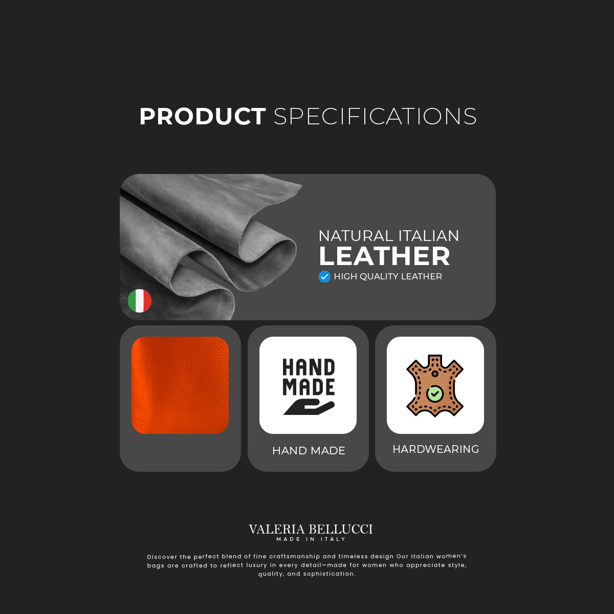 Bijoux Leather HandBag For Women