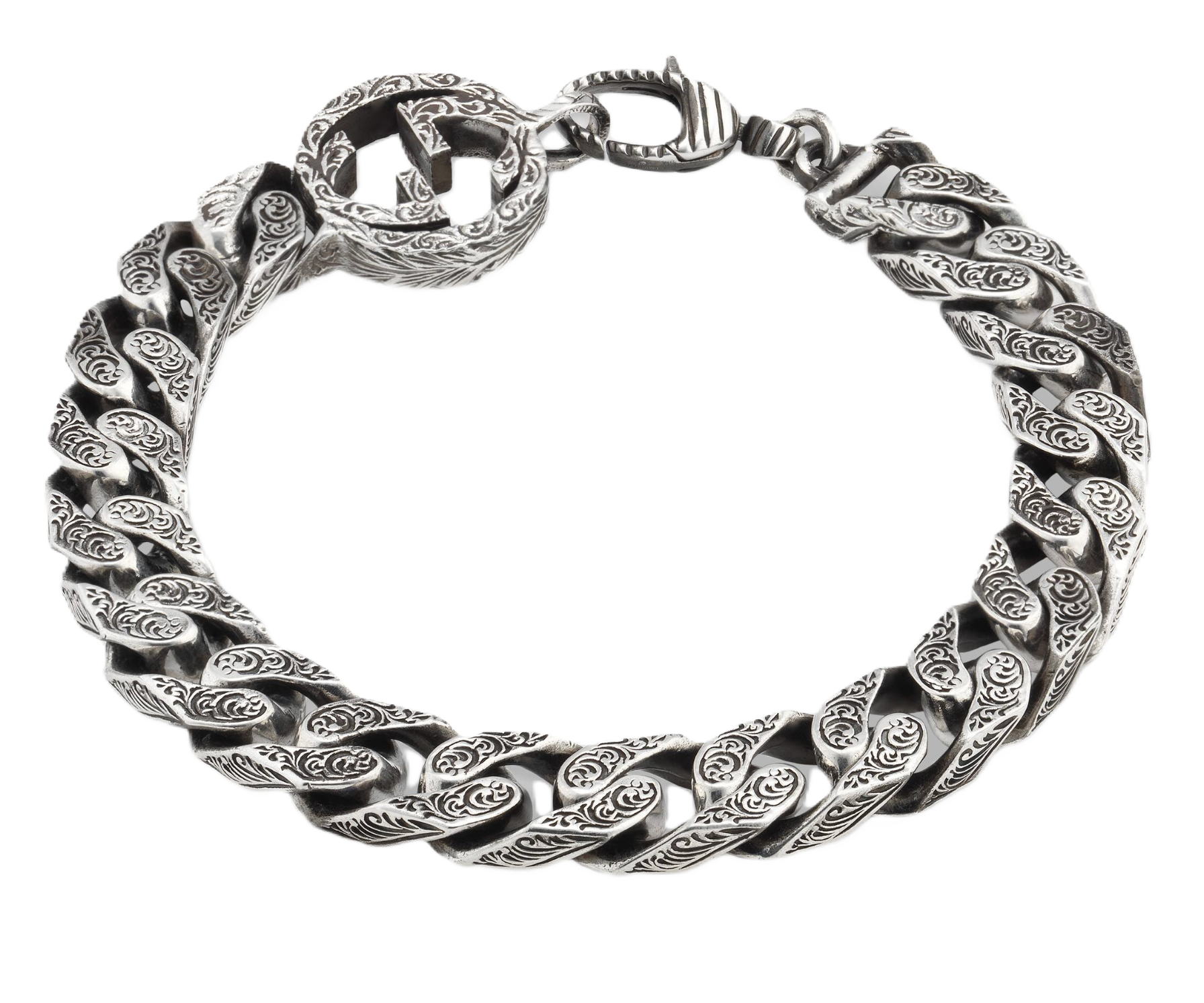 Gucci Interlocking Sterling Silver Bracelet - 20cm
MPN:
YBA454285001020.