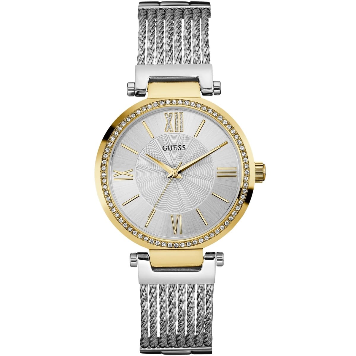 Guess Two-Tone Crystal Elegance Women’s Stainless Steel Watch